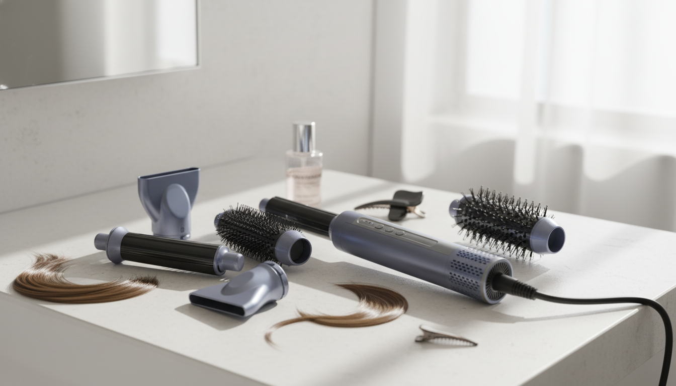 6-in-1 High-Speed Dryer Brush: Auto Curls & Ionic Shine