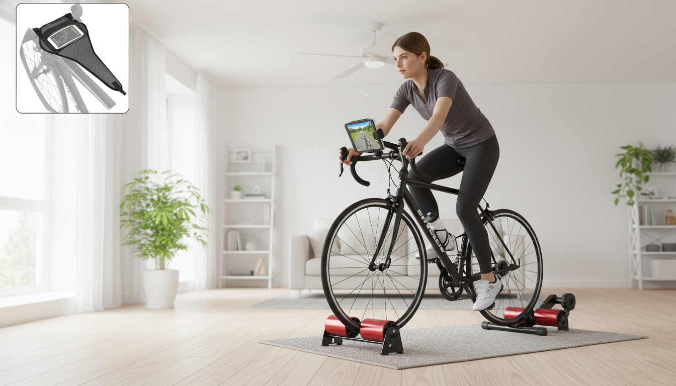 Magnetic Bike Trainer Roller: Quiet, Adjustable Indoor Rides