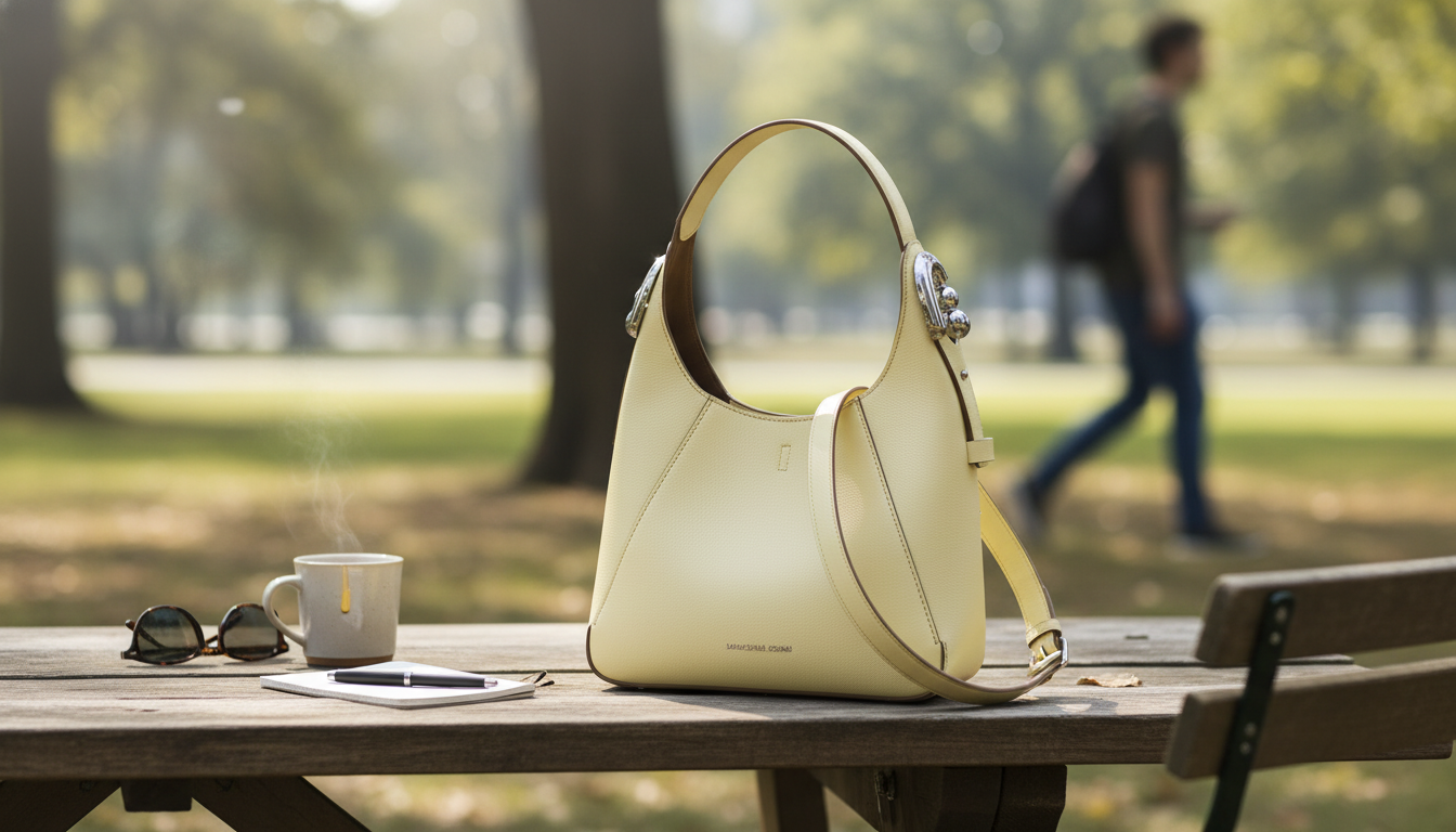 Split Leather Bucket Shoulder Bag: Chic Everyday Style