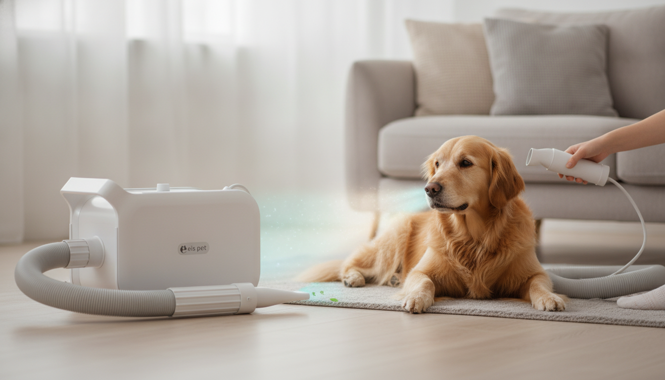 LED Touch High-Velocity Pet Dryer: Speed & Heat Control
