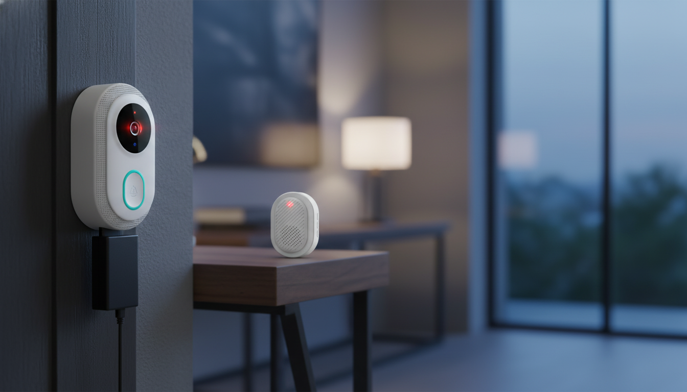 Smart WiFi Doorbell Camera: Night Vision & Two-Way Audio