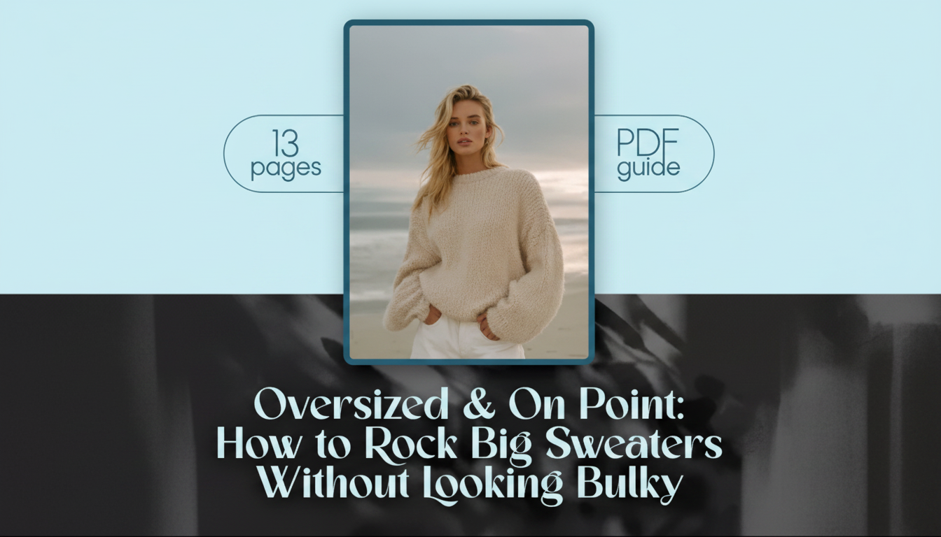 How to Style Oversized Sweaters Without Looking Bulky