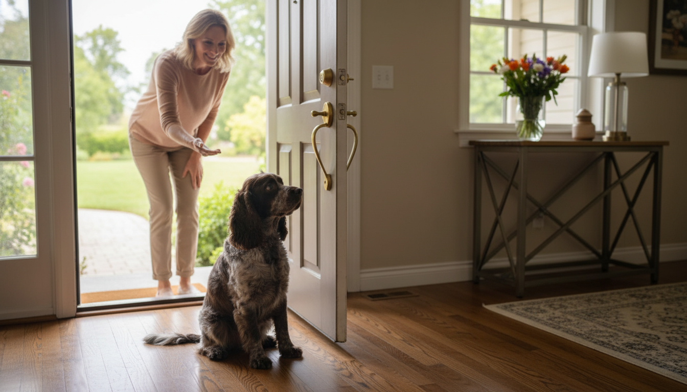 Calm Door Greetings: Teach Your Dog Polite Guest Manners