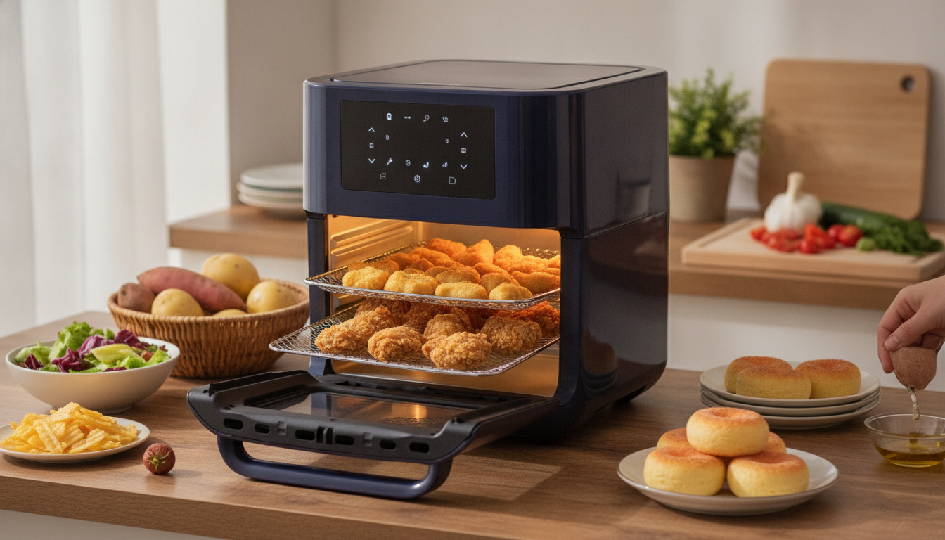 12L Smart Touch Air Fryer 1500W: Crisp, Oil-Free Meals