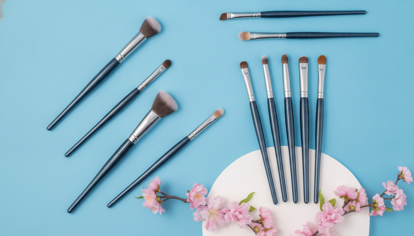 4-Piece Eye & Concealer Brush Set for Daily Precision