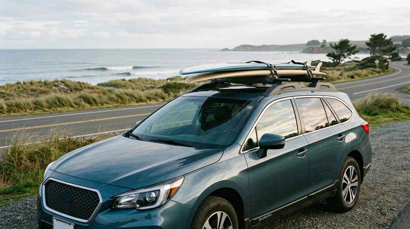 30-Inch Soft Roof Rack Pads: Quiet Board & Kayak Carry