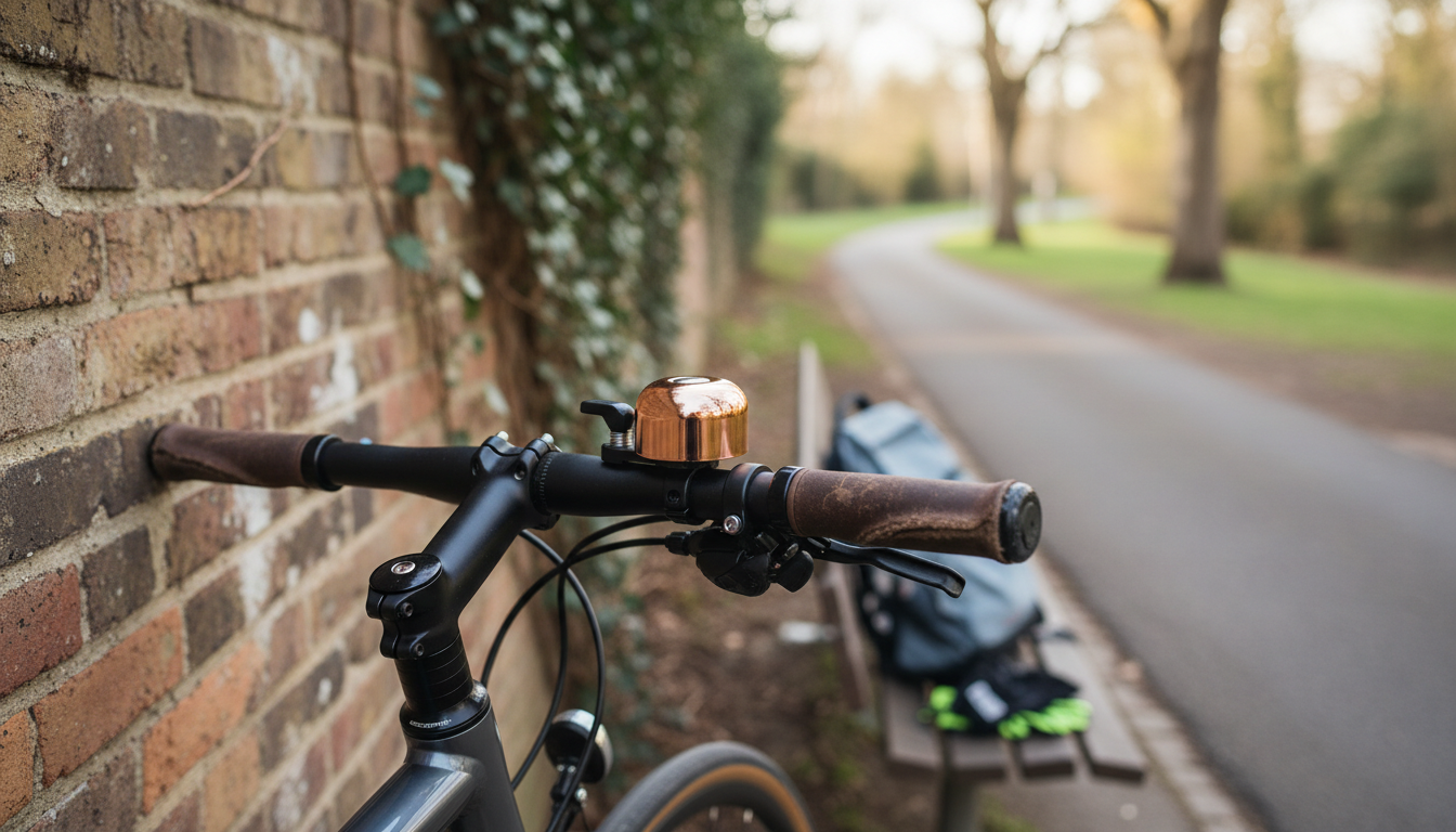 Adjustable Copper Bike Bell: Crisp Ring, Secure Fit