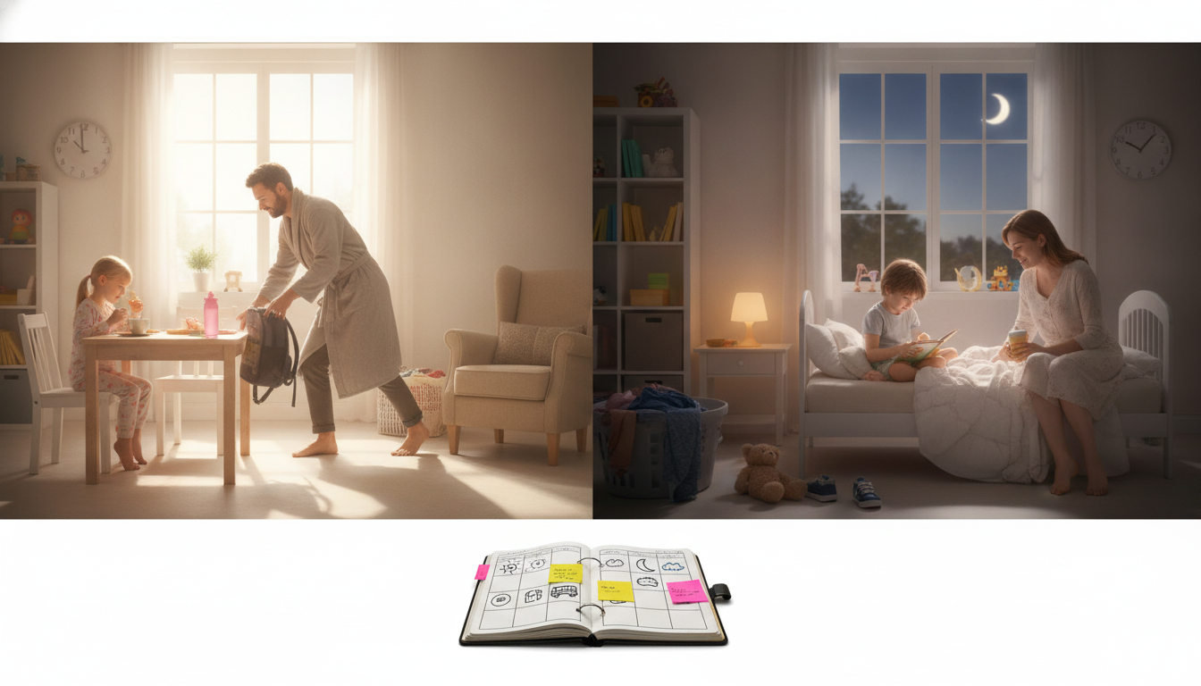 Two Kids, Two Schedules: A Calm Daily Plan That Works