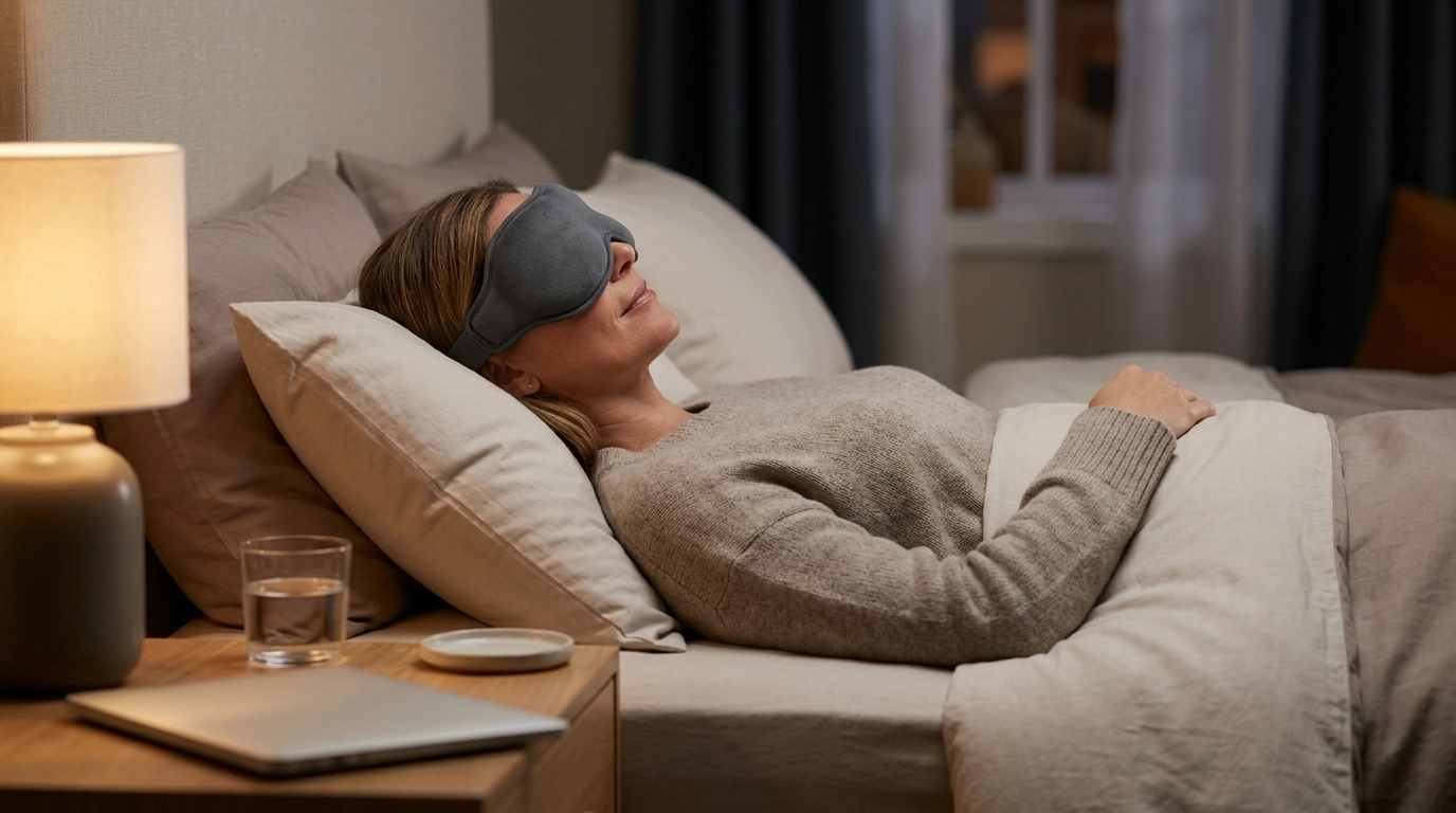 Wireless Graphene Heated Eye Mask with 3D Massage