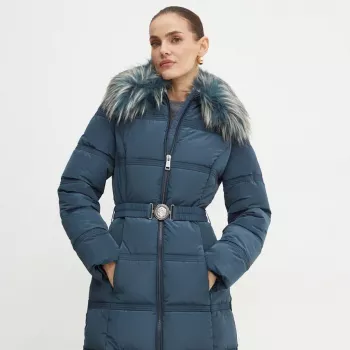 Guess Women’s Blue Zip-Up Jacket: Fit & Styling Guide