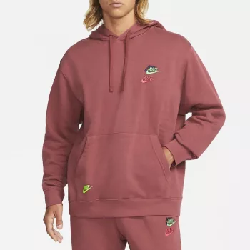 Nike Men’s Pink Sweatshirt with Print: Style & Fit